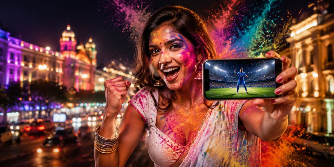 User enjoying mobile betting on cricket at 3735